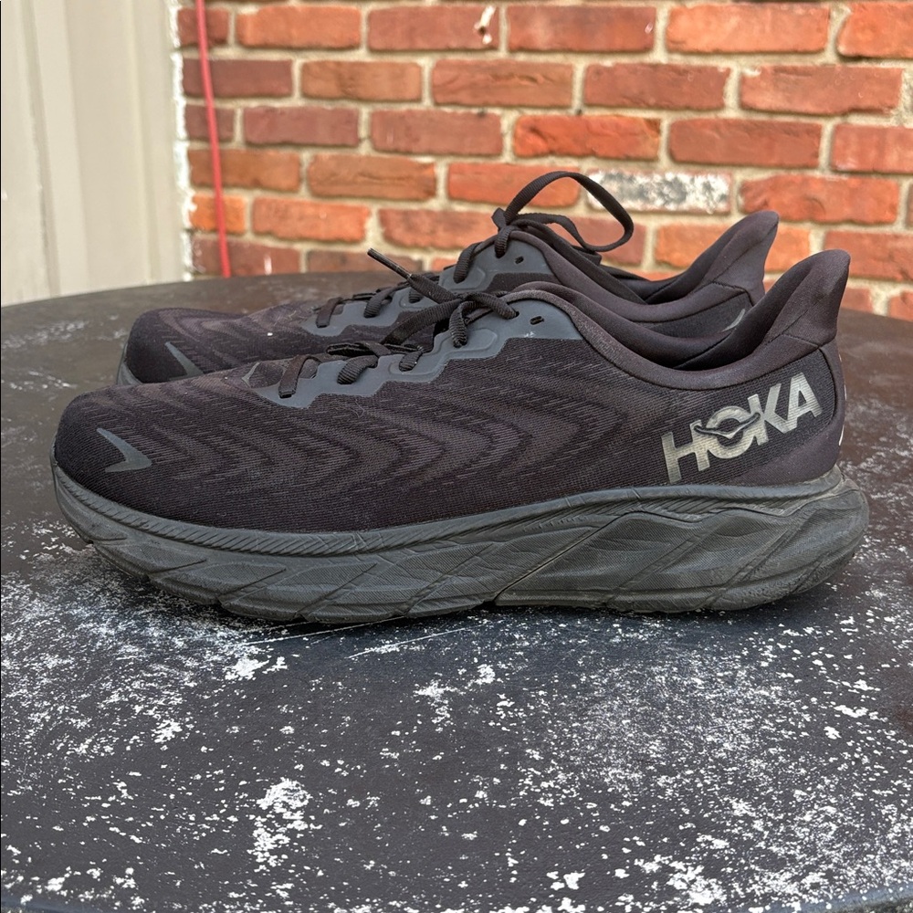 Hola ARAHI 6 Black Athletic Running Shoes size 12 2E - Picture 3 of 10